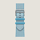 View: Flat, Band Apple Watch Hermès Single Tour 45 mm Toile H