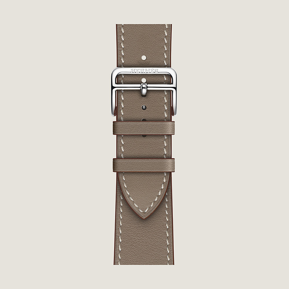 Band Apple Watch Hermès Single Tour 46 mm | Hermès Mainland