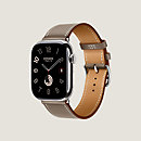 View: front, Band Apple Watch Hermès Single Tour 46 mm