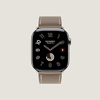 Band Apple Watch Hermès Single Tour 46 mm | Hermès Mainland