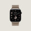 View: front, Band Apple Watch Hermès Single Tour 46 mm