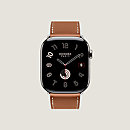 View: front, Band Apple Watch Hermès Single Tour 46 mm