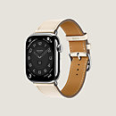 View: front, Band Apple Watch Hermès Single Tour 46 mm