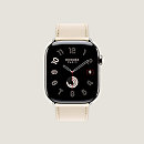 View: front, Band Apple Watch Hermès Single Tour 46 mm