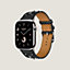 Band Apple Watch Hermès Single Tour 46&nbsp;mm Clou Medor Rock, View: front, front, view 3 of 4