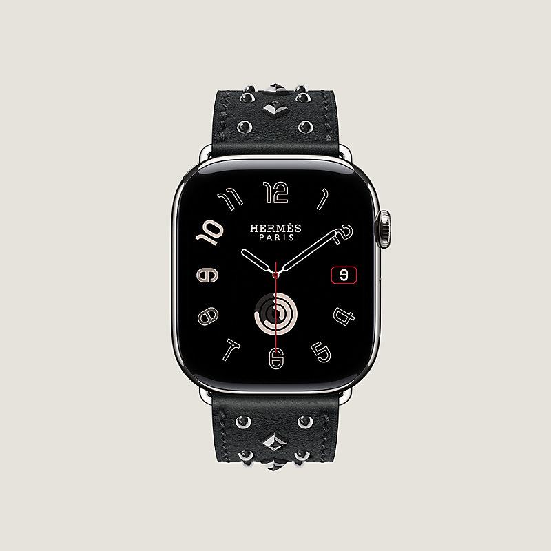 Band Apple Watch Hermès Single Tour 46&nbsp;mm Clou Medor Rock