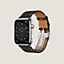 Band Apple Watch Hermès Single Tour 46 mm Deployment Buckle, view 2 of 3