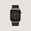 Band Apple Watch Hermès Single Tour 46 mm Deployment Buckle, view 3 of 3