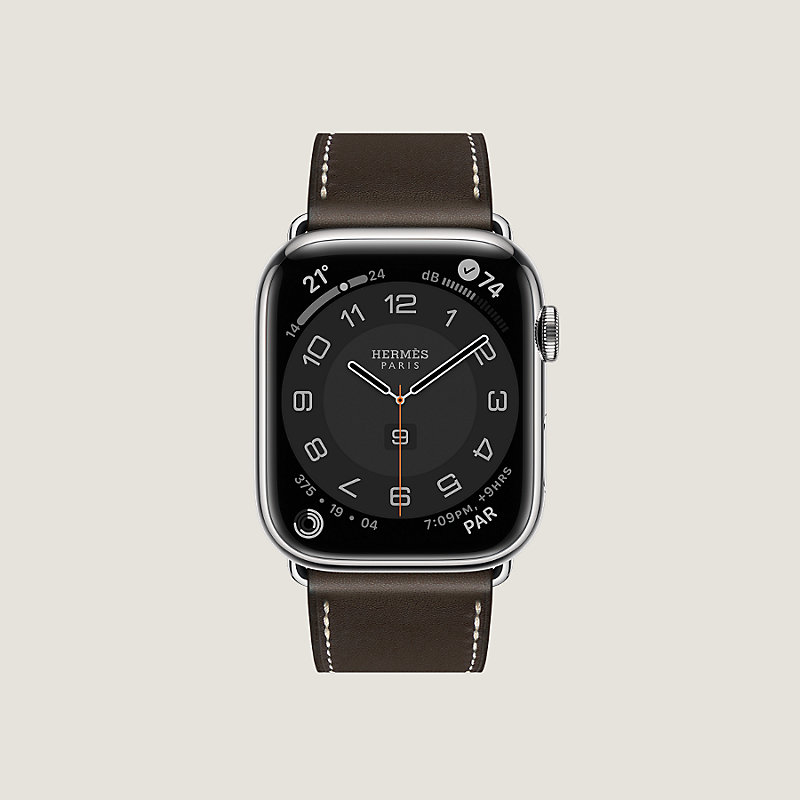 Band Apple Watch Hermès Single Tour 46 mm Deployment Buckle