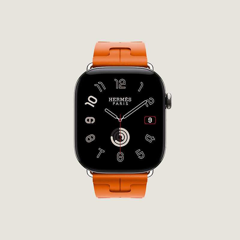 Band Apple Watch Hermès Single Tour 46&nbsp;mm Deployment Buckle Kilim, View: , view 4 of 4