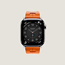 View: front, Band Apple Watch Hermès Single Tour 46 mm Deployment Buckle Kilim