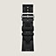 View: Flat, Band Apple Watch Hermès Single Tour 46 mm Deployment Buckle Kilim