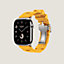 Band Apple Watch Hermès Single Tour 46&nbsp;mm Deployment Buckle Kilim, View: front, front, view 3 of 4