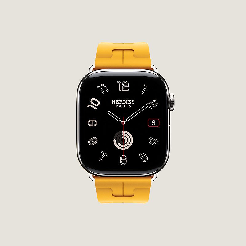 Band Apple Watch Hermès Single Tour 46&nbsp;mm Deployment Buckle Kilim