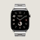 View: front, Band Apple Watch Hermès Single Tour 46 mm Grand H