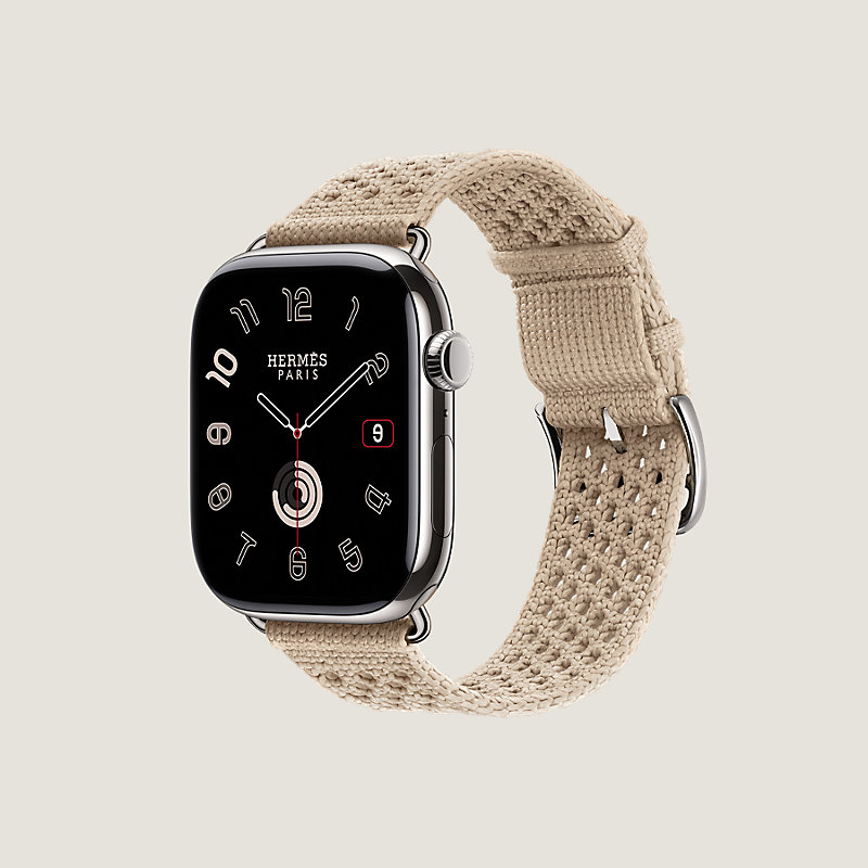 Band Apple Watch Hermès Single Tour 46&nbsp;mm Neo Tricot
