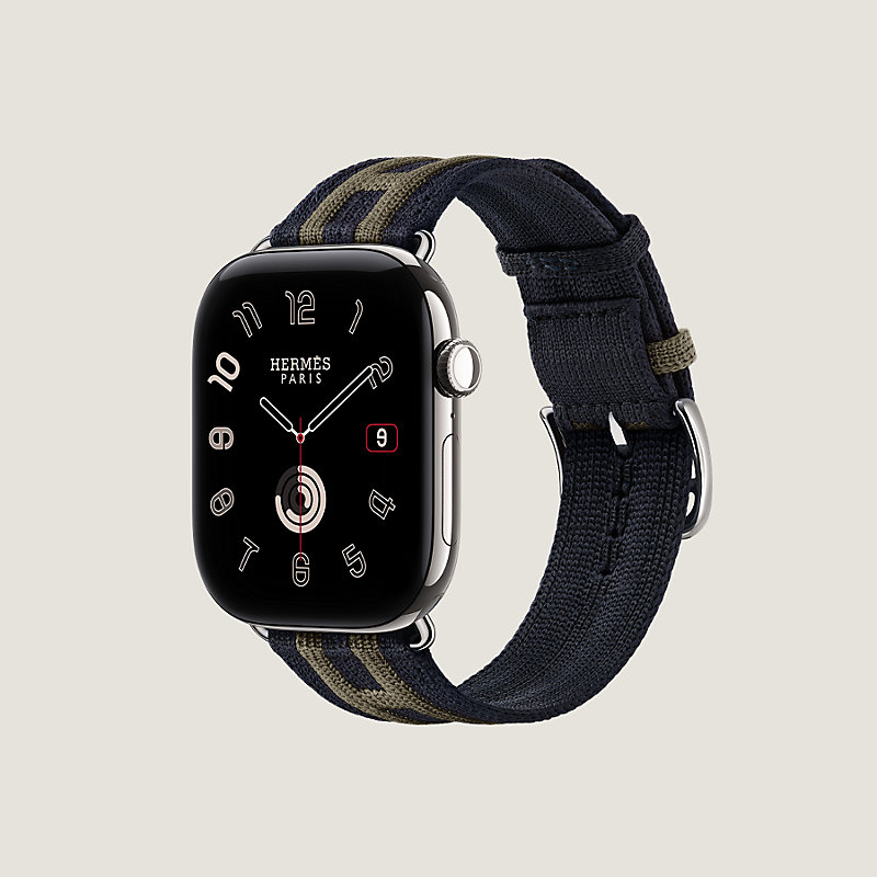 Band Apple Watch Hermès Single Tour 46&nbsp;mm Rocabar Club, View: , view 3 of 4