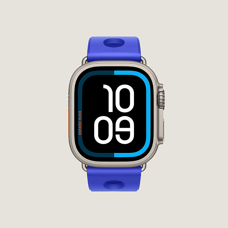 Band Apple Watch Hermès Single Tour 49&nbsp;mm Scub'H Diving