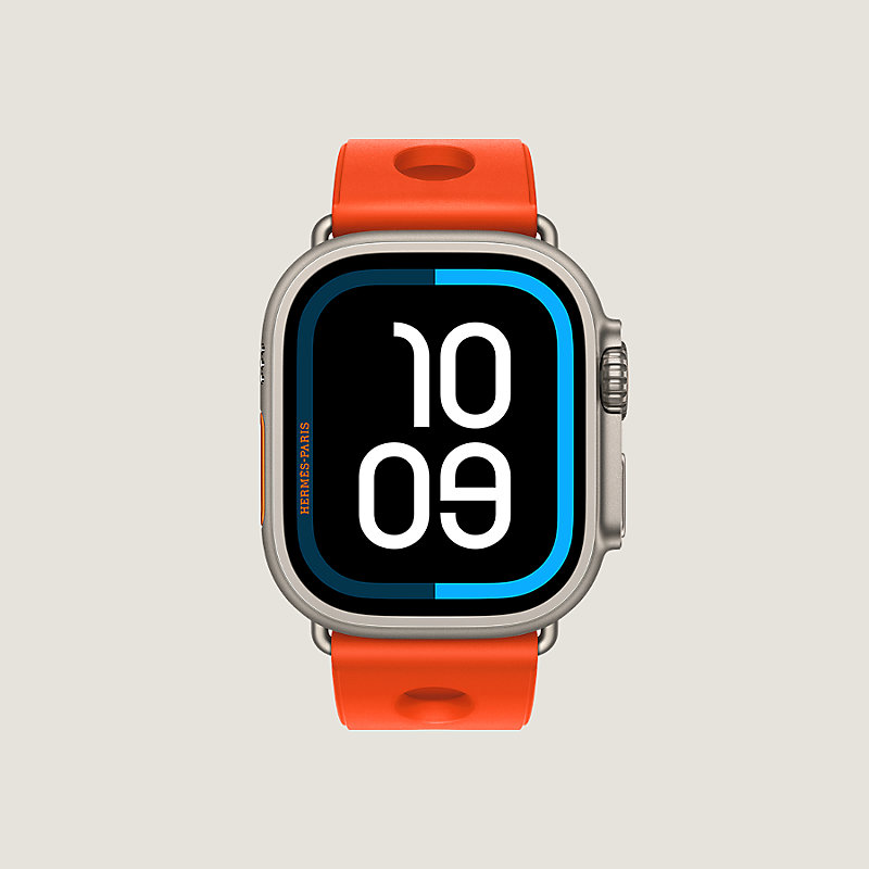 Band Apple Watch Hermès Single Tour 49&nbsp;mm Scub'H Diving