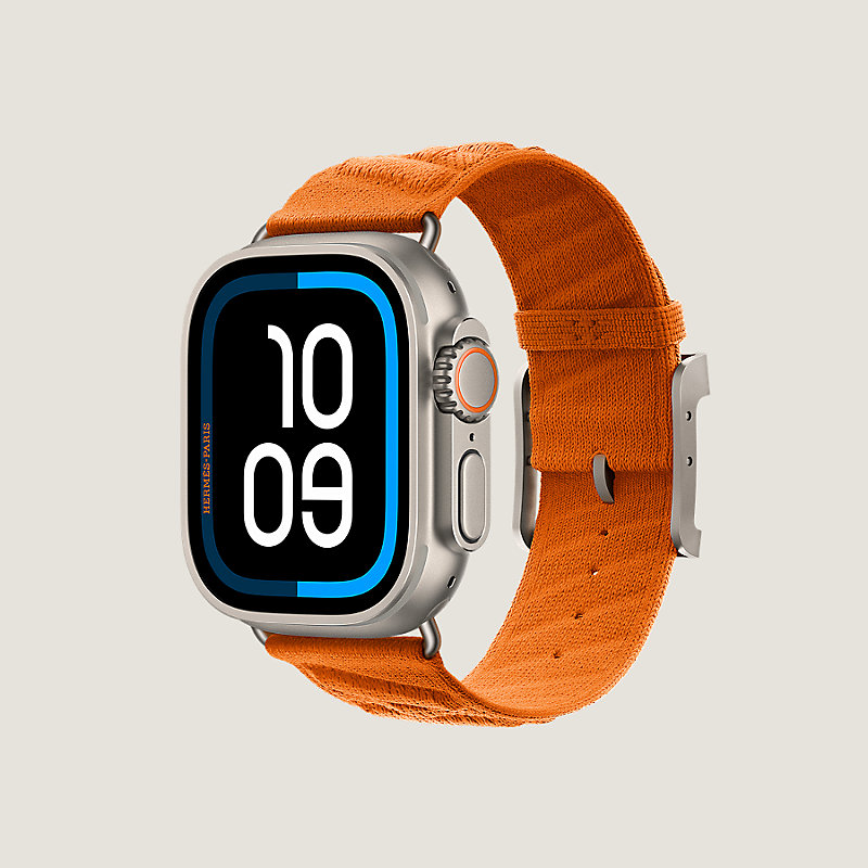 Band Apple Watch Hermès Ultra Single Tour 49 mm En Mer