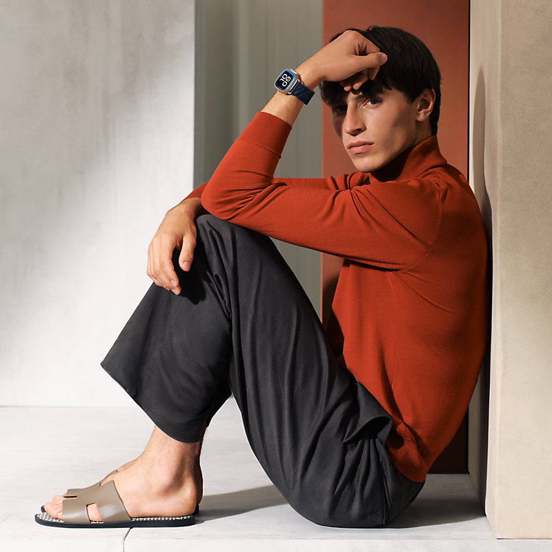Band Apple Watch Hermès Ultra Single Tour 49 mm En Mer