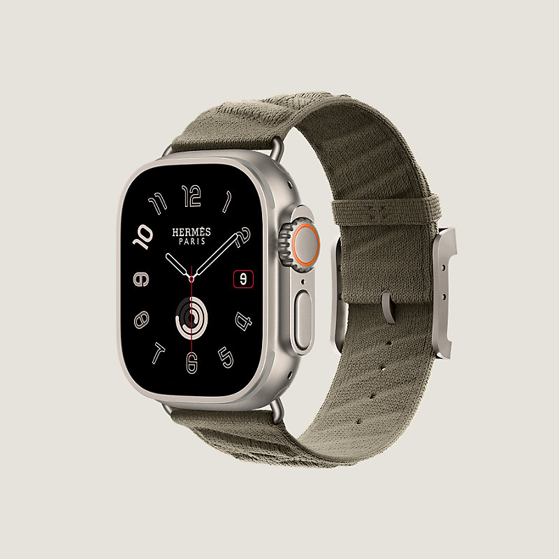 Band Apple Watch Hermès Ultra Single Tour 49 mm En Mer