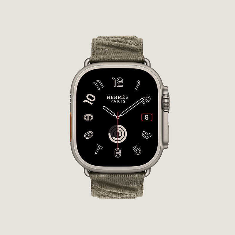 Band Apple Watch Hermès Ultra Single Tour 49 mm En Mer