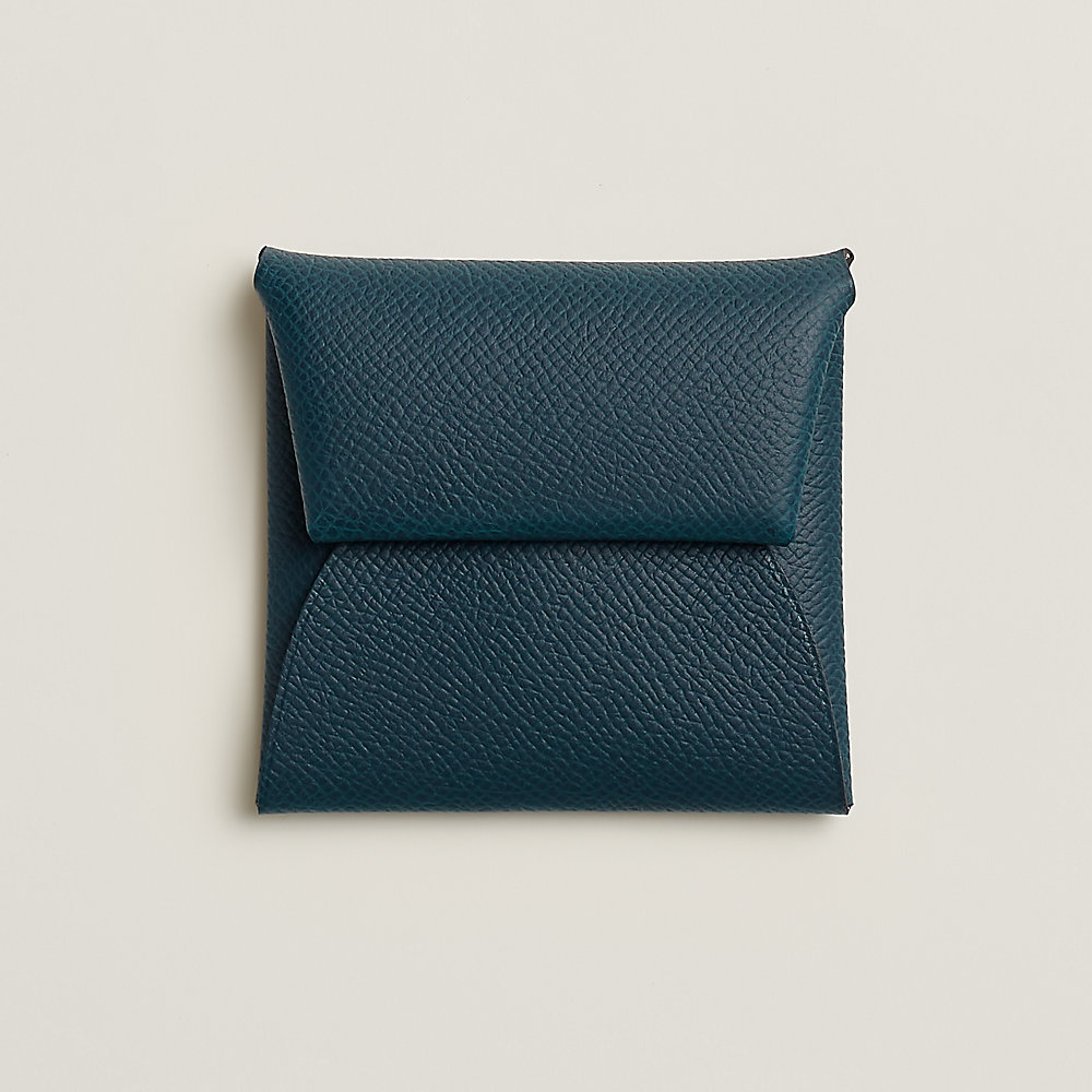 Bastia verso change purse - Blue | Hermès Mainland China