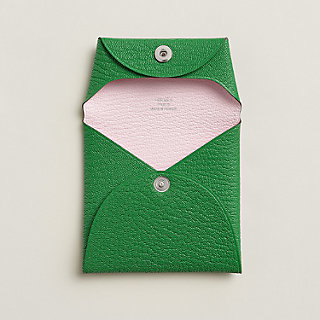 Bastia verso change purse - Green | Hermès Mainland China