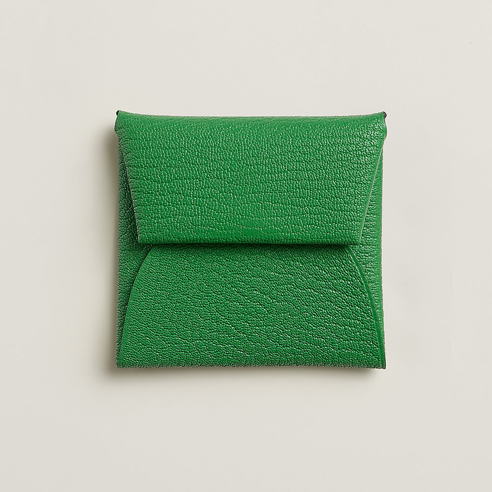 Bastia verso change purse - Green | Hermès Mainland China