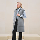 View: Worn, Belted cashmere long vest