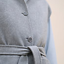 View: Worn, Belted cashmere long vest