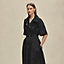 View: Worn, Belted wide dress