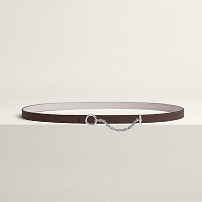 Brown - Palladium plated - Women's Belts | Hermès Mainland China Brown - Palladium plated - Women's Belts | Hermès Mainland China