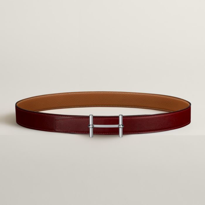 H Touareg belt buckle & Leather strap 32 mm | Hermès Mainland 