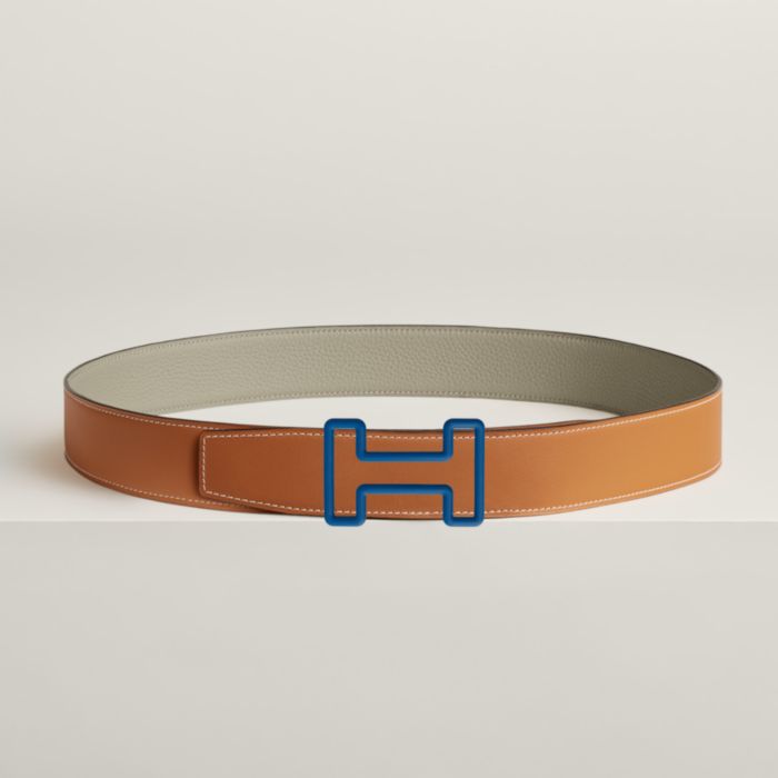 Panache belt buckle & Leather strap 32 mm | Hermès Mainland China
