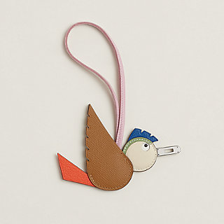 エルメスHERMES バーディチャーム B刻印 鳥の魅力 ピンク×ブルー Birdy charm | Hermès Mainland China