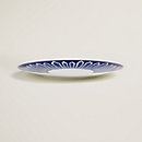 View: front, Bleus d'Ailleurs dinner plate