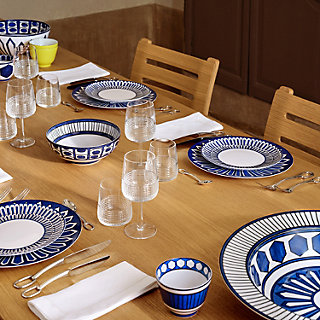Bleus d'Ailleurs dinner plate | Hermès Mainland China