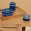 Bleus d'Ailleurs round box, small model, View: Worn, worn, view 2 of 4