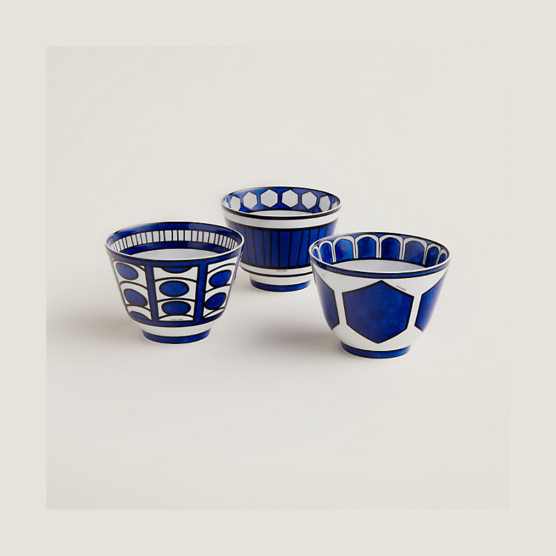Bleus d'Ailleurs set of 3 bowls (n° 1 to 3)
