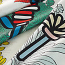 View: Detail, Botanica Grafica double face scarf 90