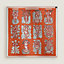View: Back, Botanica Grafica double face scarf 90