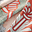 View: Detail, Botanica Grafica double face scarf 90