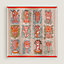 View: Flat, Botanica Grafica double face scarf 90