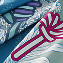 View: Detail, Botanica Grafica double face scarf 90