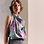View: Worn, Botanica Grafica double face scarf 90