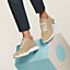 View: Worn, Bouncing sneaker