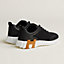 View: Back, Bouncing sneaker