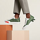 View: Worn, Bouncing sneaker
